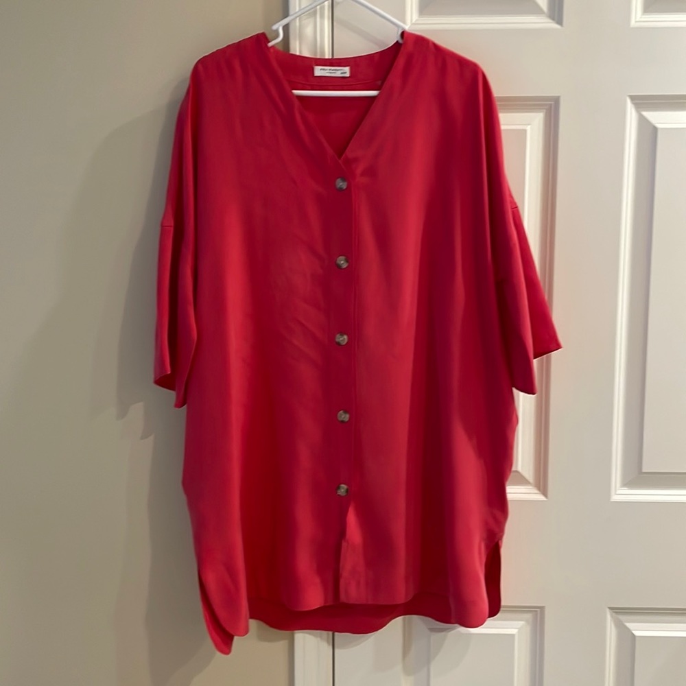 Equipment silk shirt dress